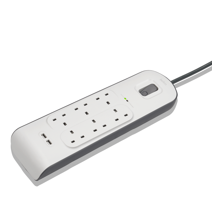 In wall surge shop protector