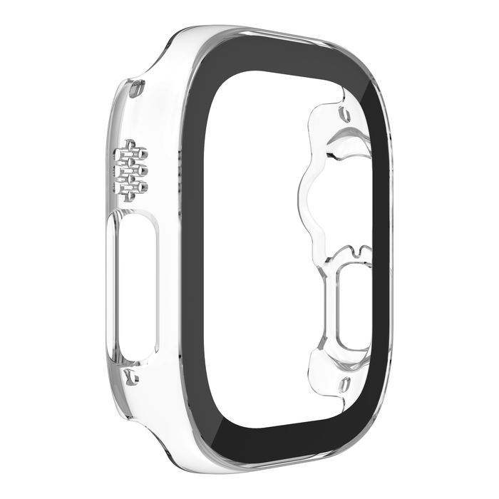 TemperedCurve 2 合 1 Apple Watch Ultra/Ultra 2屏幕保护膜配备保护壳, 透明, hi-res