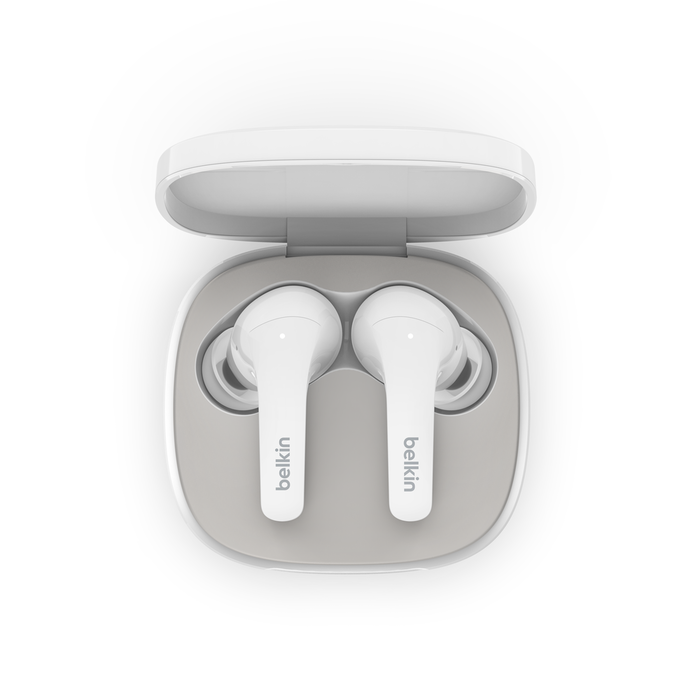 Noise Cancelling Earbuds, White, hi-res