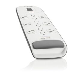 12 Outlet Surge Protector with USB Charging, , hi-res