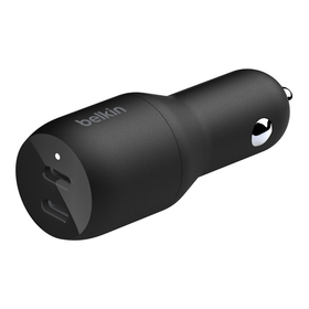 BOOST↑CHARGE™デュアルUSB-Cカーチャージャー36W, Black, hi-res
