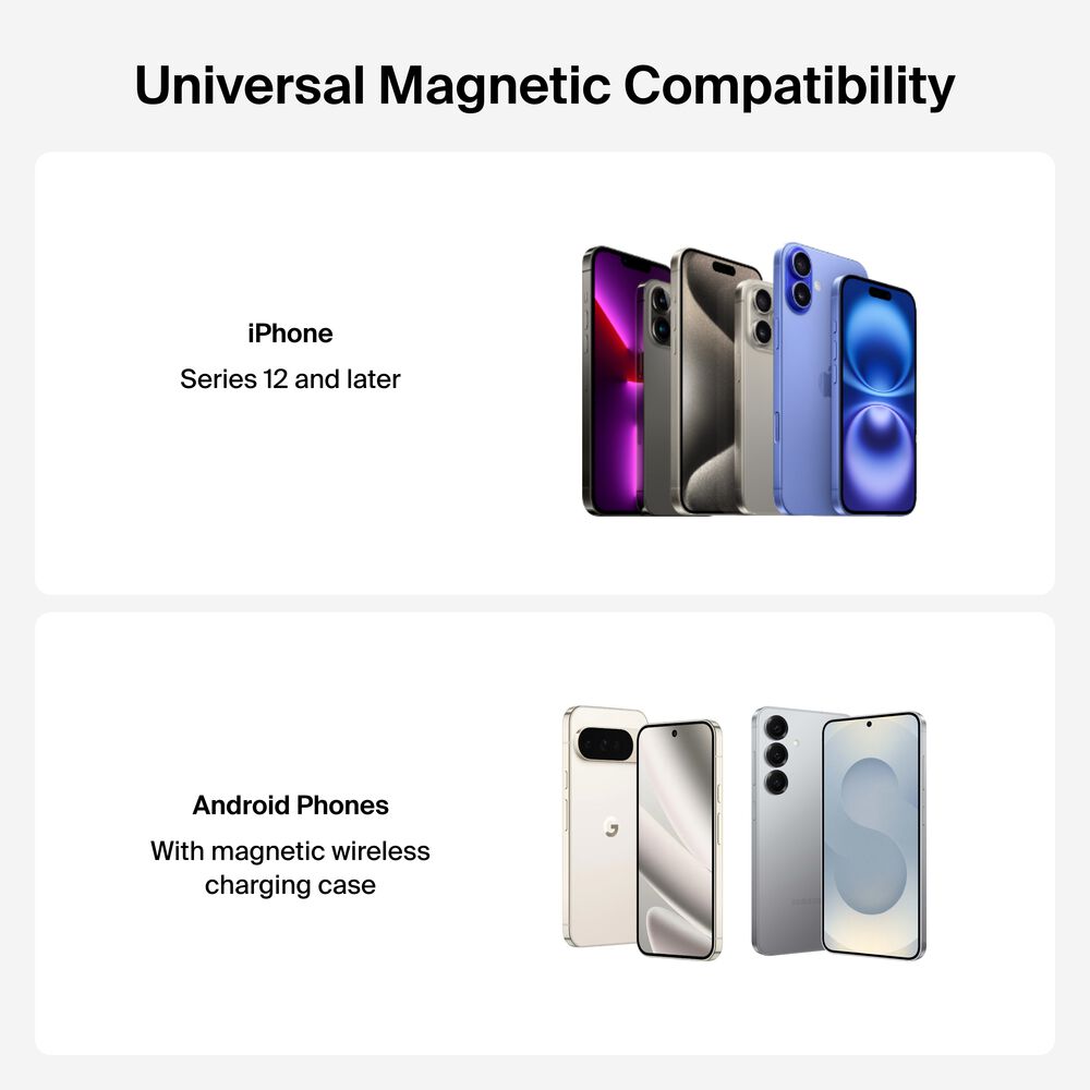 Magnetic Wireless Charging Car Dash Mount, , hi-res