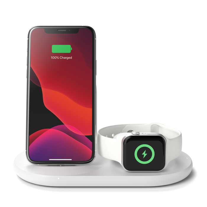 BoostCharge 3-in-1 Wireless Charger for Apple Devices