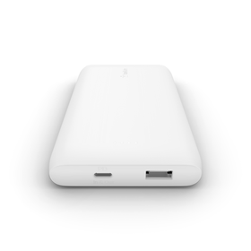Batterie externe USB-C PD 10K avec c&acirc;ble USB-C, Blanc, hi-res