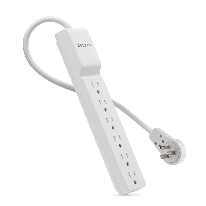 6 Outlet Home/Office Surge Protector, , hi-res