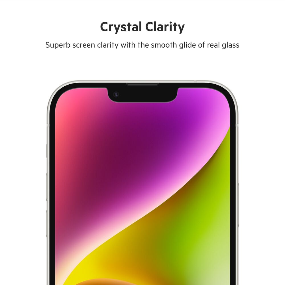 UltraGlass Treated Screen Protector for iPhone 16e / iPhone 14 / iPhone 13 / iPhone 13 Pro, , hi-res