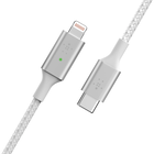 Smart LED USB-C to Lightning Cable, White, hi-res