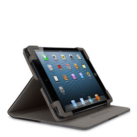 Chambray Tab Cover with Stand for iPad mini and iPad mini with Retina display, Dark Gray, hi-res
