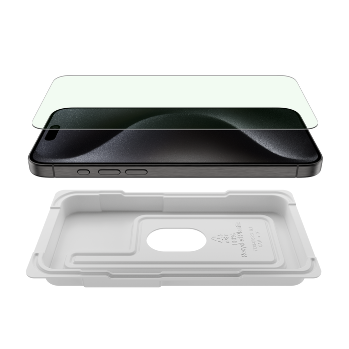 PanzerGlass Ultra-Wide Fit Apple iPhone 15 Pro Max Protège-écran Verre Noir  - Coolblue - avant 23:59, demain chez vous