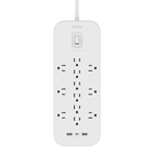 12 Outlet Surge Protector + USB-C and USB-A ports, , hi-res