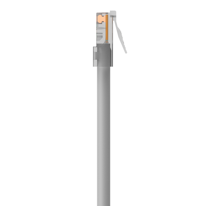CAT6 Ethernet Patch Cable, RJ45, M/M, Gray, hi-res