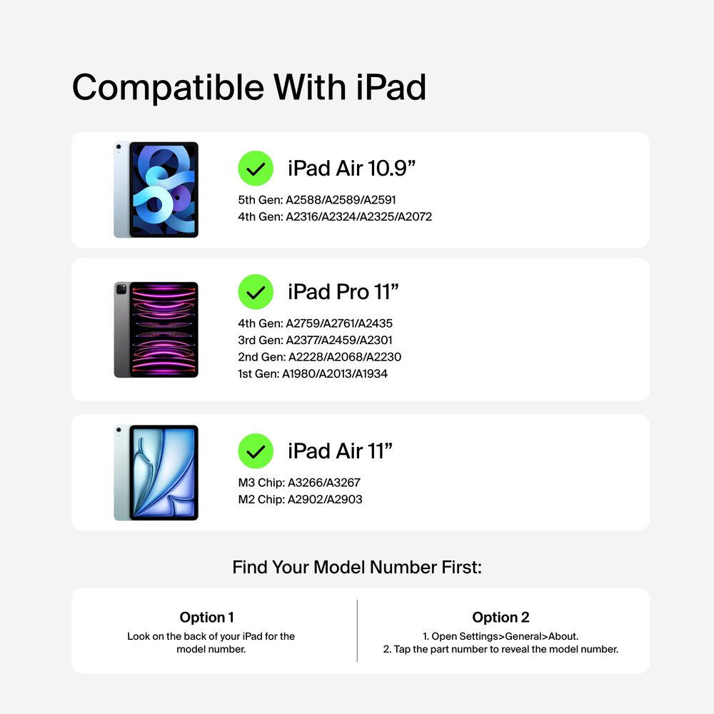 Everyday Keyboard Case with Cradle for iPad Air 10.9" and iPad Pro 11", Black, hi-res