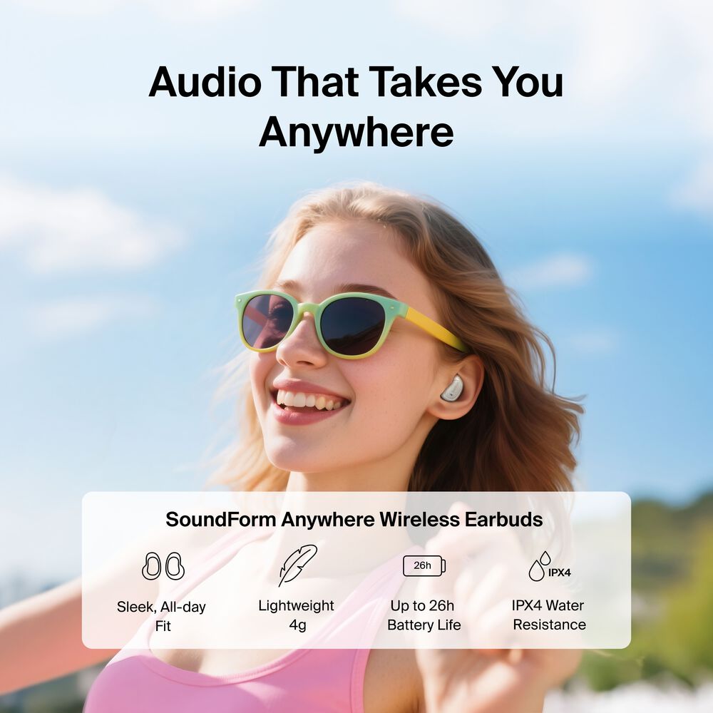 True Wireless Earbuds, Sand, hi-res