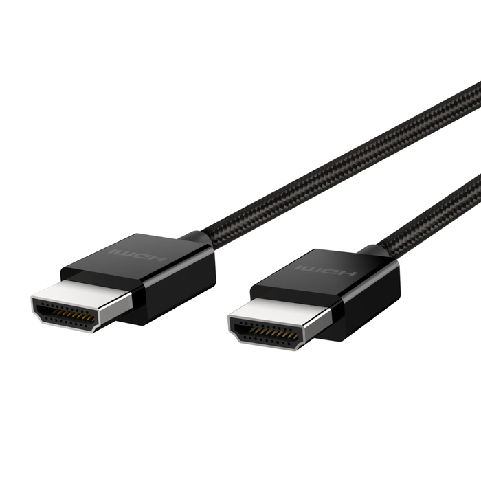 8K Ultra High Speed HDMI 2.1 Braided Cable HDR Belkin Belkin UK