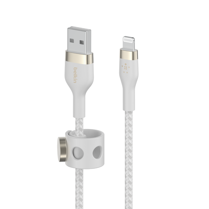 USB-A-Kabel mit Lightning Connector, Weiß, hi-res