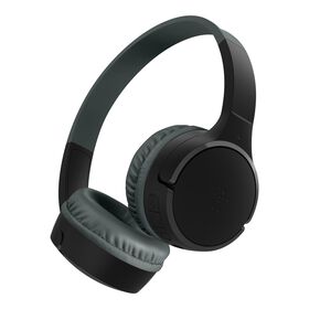 Wireless On-Ear Headphones for Kids, Black, hi-res