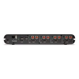 Universal 2nd Gen Secure KVM Switch, 4-Port Single Head w/ CAC, Schwarz, hi-res