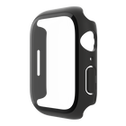 TemperedCurve 2-in-1 Treated Screen Protector + Bumper for Apple Watch Series 7, Black, hi-res
