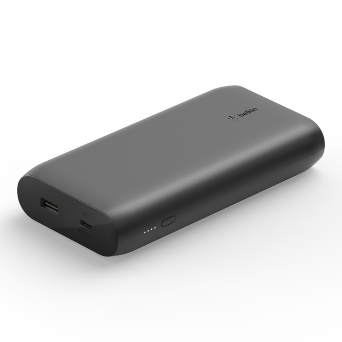 USB-C PD Power Bank 20K, Black, hi-res