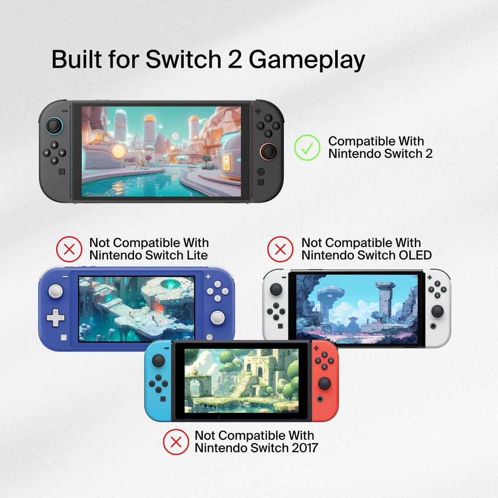 TemperedGlass Blue Light Filter Screen Protector for Nintendo Switch 2, Clear, hi-res