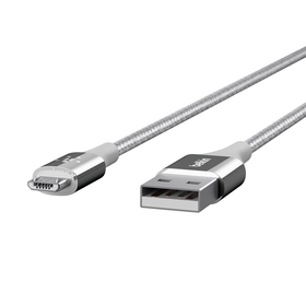 MIXIT↑™ DuraTek™ Micro-USB 转 USB 线缆, 银色, hi-res
