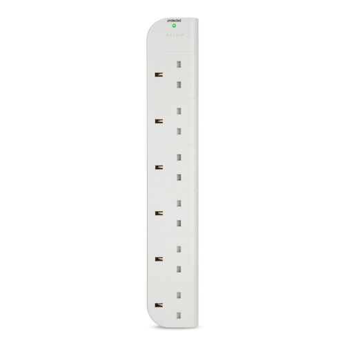 E-Series 6 Socket, 1-Metre SurgeStrip&trade;