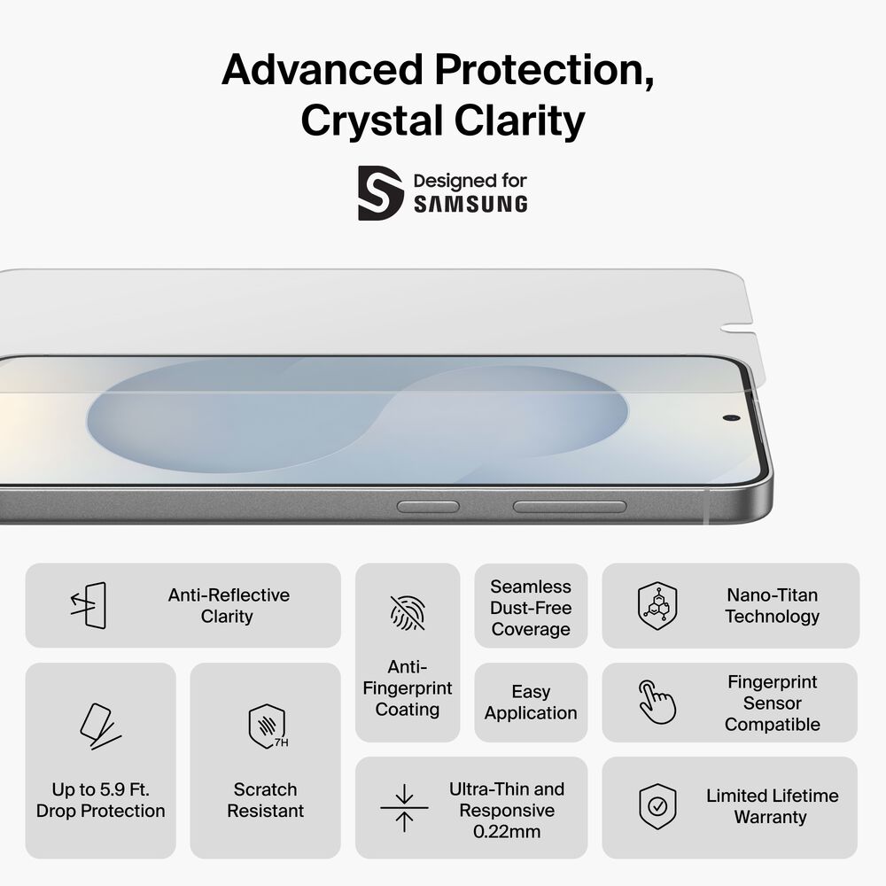 Titan EcoGuard Anti-Reflective Filter Screen Protector for Samsung Galaxy S26+, , hi-res