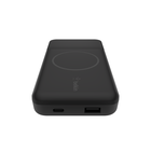 Magnetische draagbare draadloze 10.000mAh-lader, Zwart, hi-res