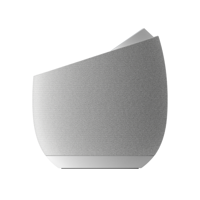 Hi-Fi 智能音箱 + 无线充电器, 白色的, hi-res
