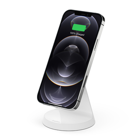 BOOST↑CHARGE™ 磁気ワイヤレス充電スタンド（7.5W), 白, hi-res