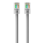 CAT6 Ethernet Patch Cable, RJ45, M/M, Gray, hi-res