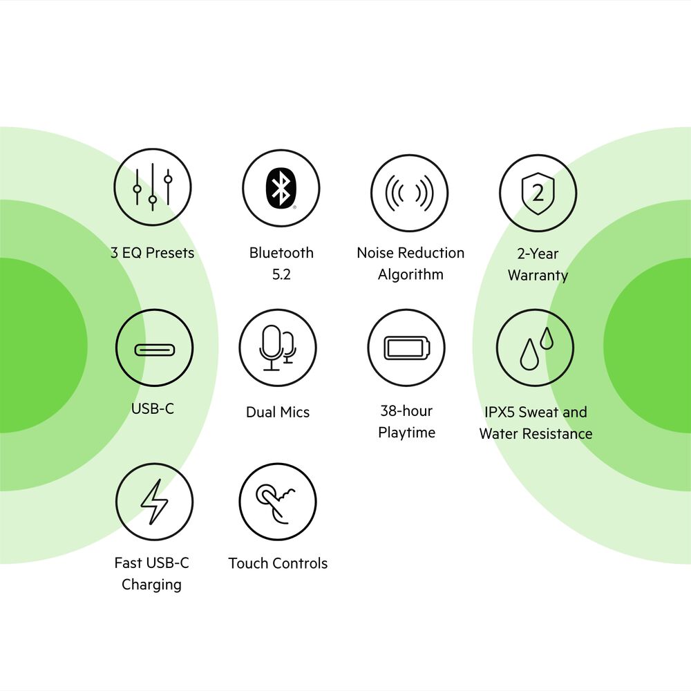 True Wireless Earbuds, Pink, hi-res