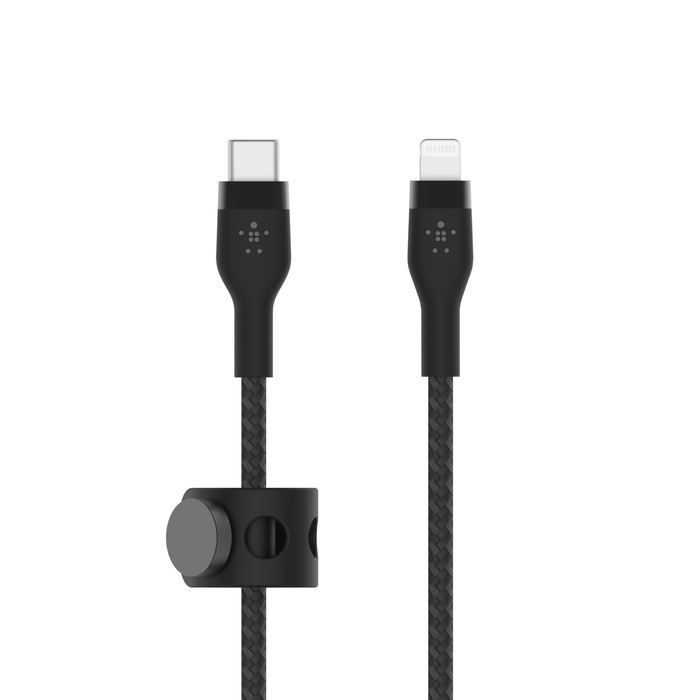 Câble renforcé USB-C vers Lightning avec LED témoin de charge de Belkin (1m)