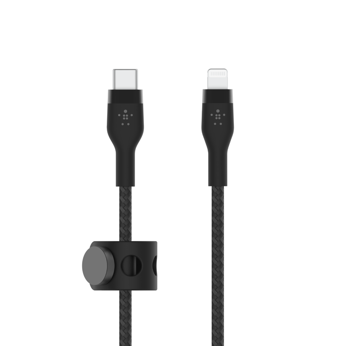 C&acirc;ble USB-C&reg; avec connecteur Lightning, Noir, hi-res