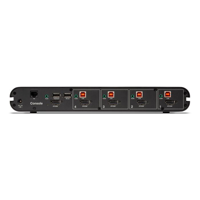 Universal Secure KVM Switch, 4-Port Single Head No CAC | Belkin UK