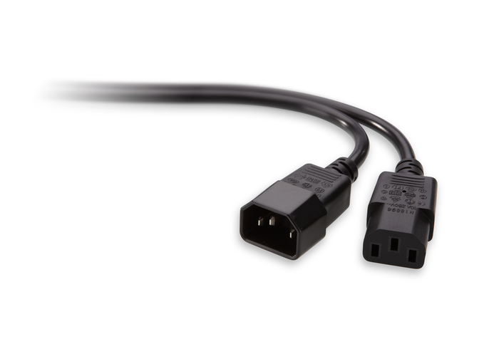 PRO Series Computer-Style AC Power Extension Cable, , hi-res