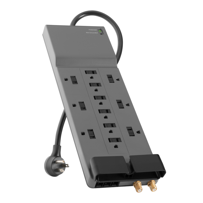 Bseed US 120V Surge Protector Voltage Brownout Plug Home Appliance