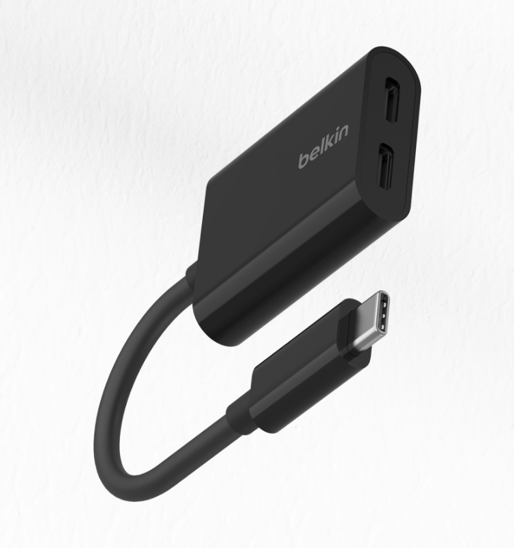 Adaptador de audio + carga Lightning RockStar™ de Belkin