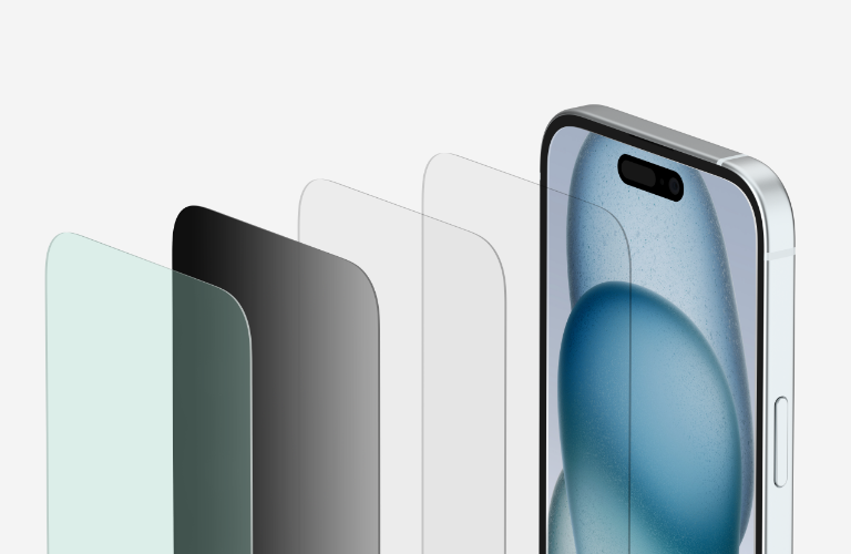 Colección de protección de pantalla para iPhone 16.