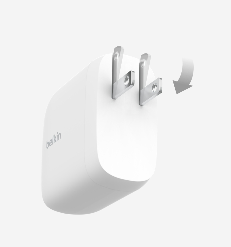 Belkin Chargeur USB-C WCA006VFWH Clair