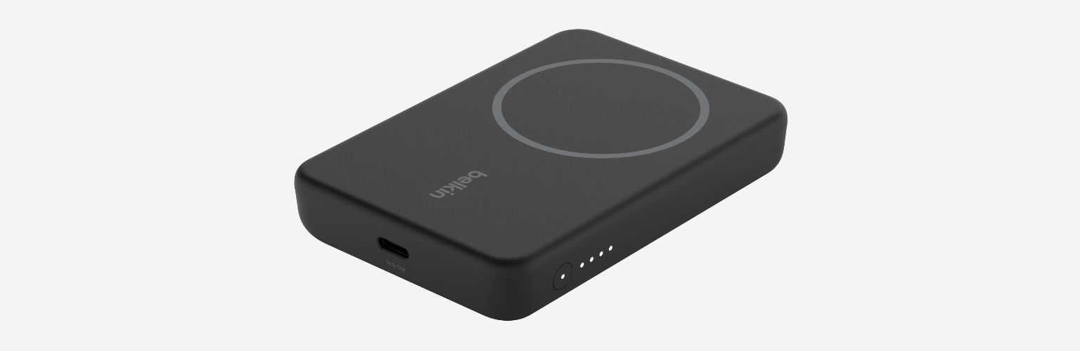 pink belkin portable charger