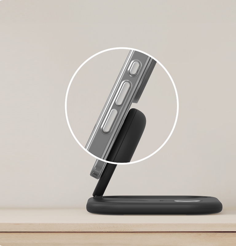 3-in-1 Magnetic Foldable Wireless Charger with Qi2, MagSafe