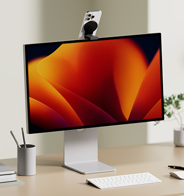 Belkin iPhone Mount with MagSafe for Mac desktops and displays