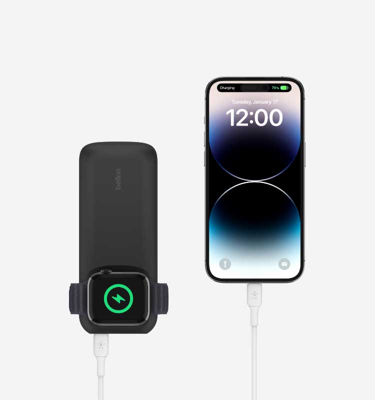 3 in 1 magnetische kabellose Ladegerät Powerbank für Apple Watch 7