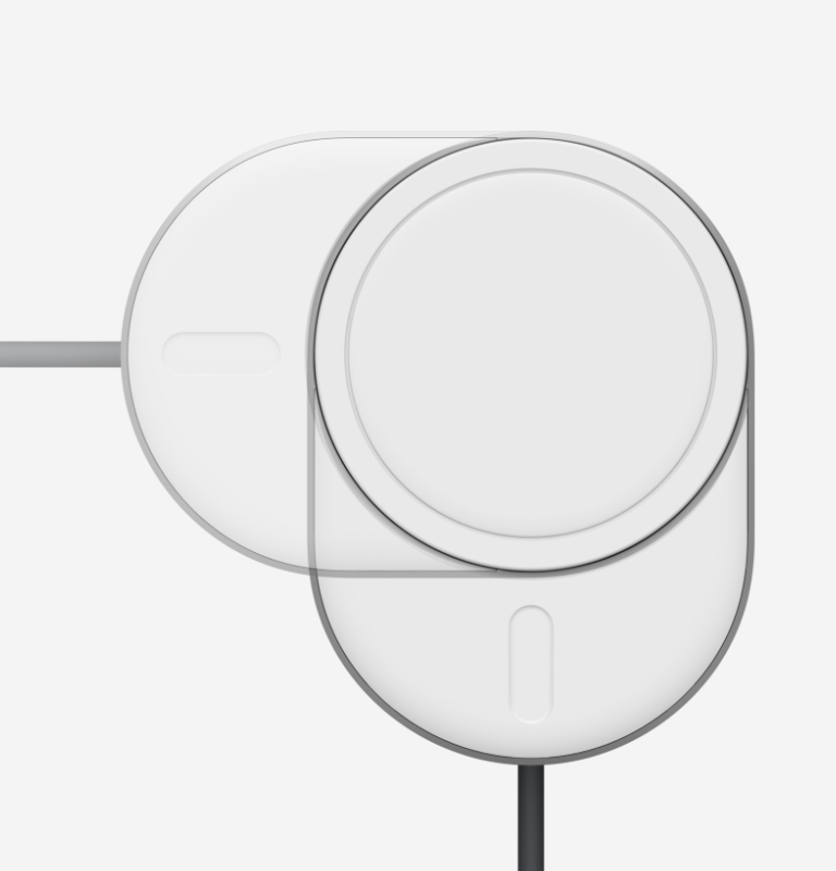 The image shows a close-up of the BoostCharge Pro Magnetic Wireless Car Charger with Qi2 15W, highlighting the dual orientation capacity of the charger. 