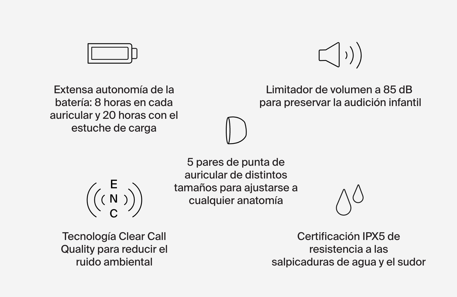 Auriculares inal&aacute;mbricos para ni&ntilde;os SoundForm Nano 2