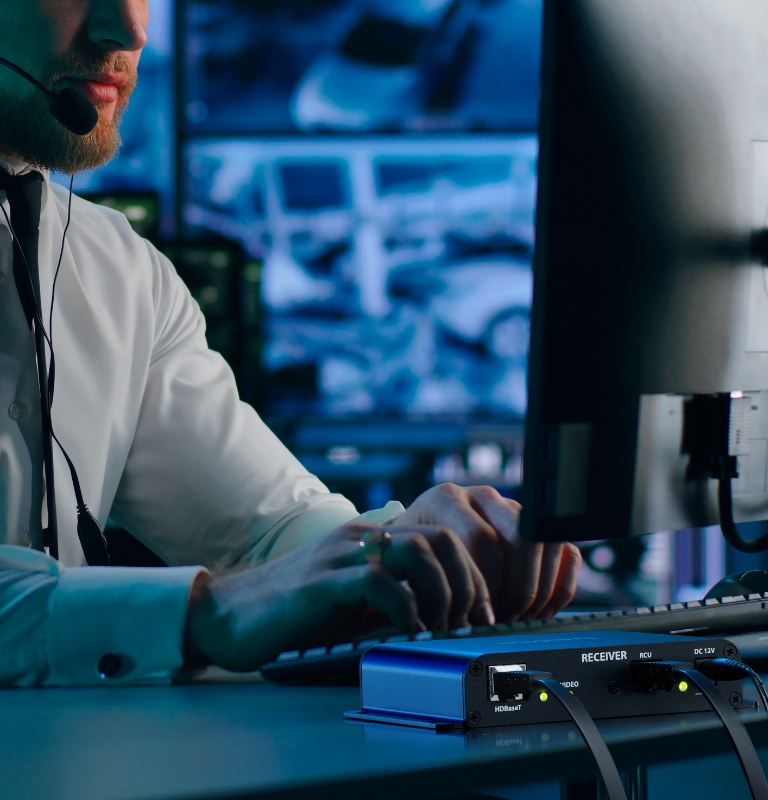 Extender Transmitter Fiber SFP Universal Video Belkin US