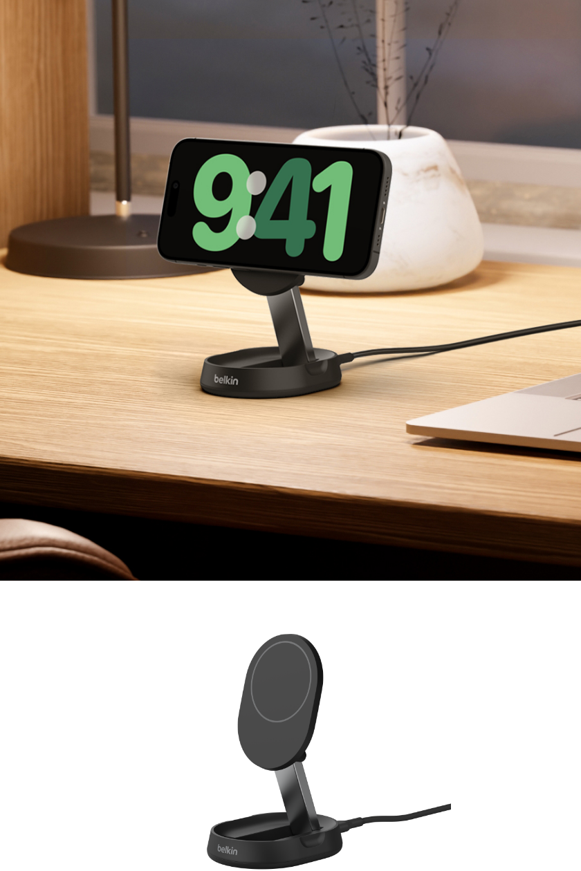 Convertible Magnetic Wireless Charging Stand with Qi2 15W