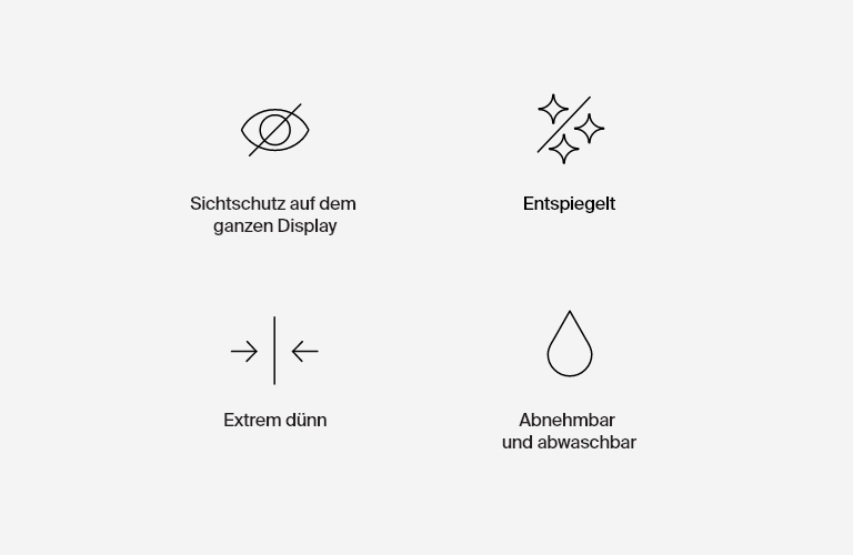 ScreenForce TruePrivacy Displayschutz f&uuml;r das MacBook