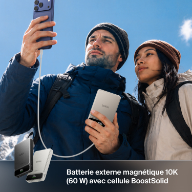 Rechargez vos appareils partout o&ugrave; vous allez gr&acirc;ce aux batteries externes